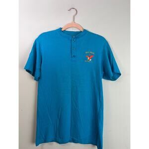 Vintage 90's Daytona Fl. Bike week Blue Men's T-shirt Size Small